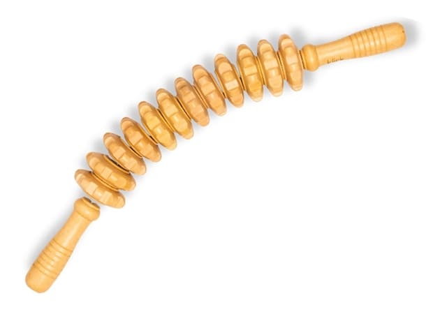 12-Wheel Wood Therapy Roller UAE