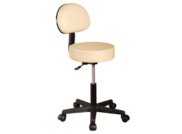 Adjustable Massage Stool with Comfortable Backrest for Spa and Salon Use in UAE