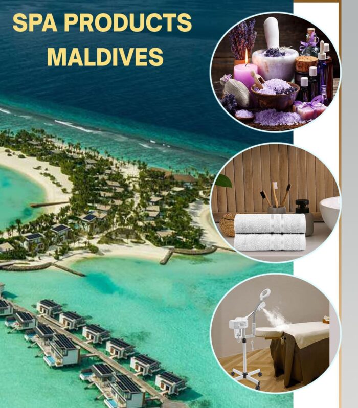 Professional spa and wellness products including biodegradable wipes, massage beds, and dispensers for luxury resorts in Maldives where to buy spa beds in Maldives eco-friendly hygiene products for Maldives resorts spa setup supplies for island hotels Maldives resort spa checklist spa guest amenities for 5-star hotels