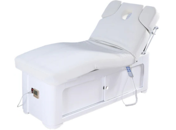 Electric heated massage bed with storage and thermal system for spas in UAE and GCC