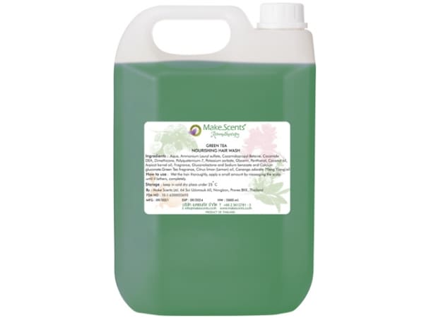 Green tea luxury hair shampoo enriched with natural oils for nourishing and dandruff-free hair in UAE & GCC