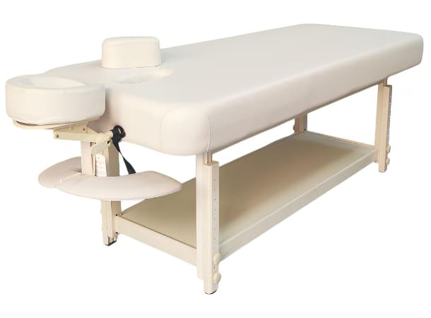 Luxury flat massage spa bed with face hole and plug for professional spa use in UAE and GCC