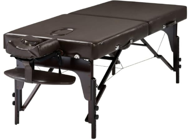 Chocolate Italia PU portable massage table 28 inch and 31 inch by Doyen Wellness UAE GCC