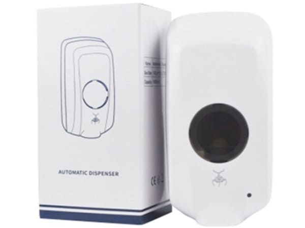 Automatic sanitizer dispenser with 1000ml capacity made of durable ABS plastic for hygienic touchless hand cleaning.