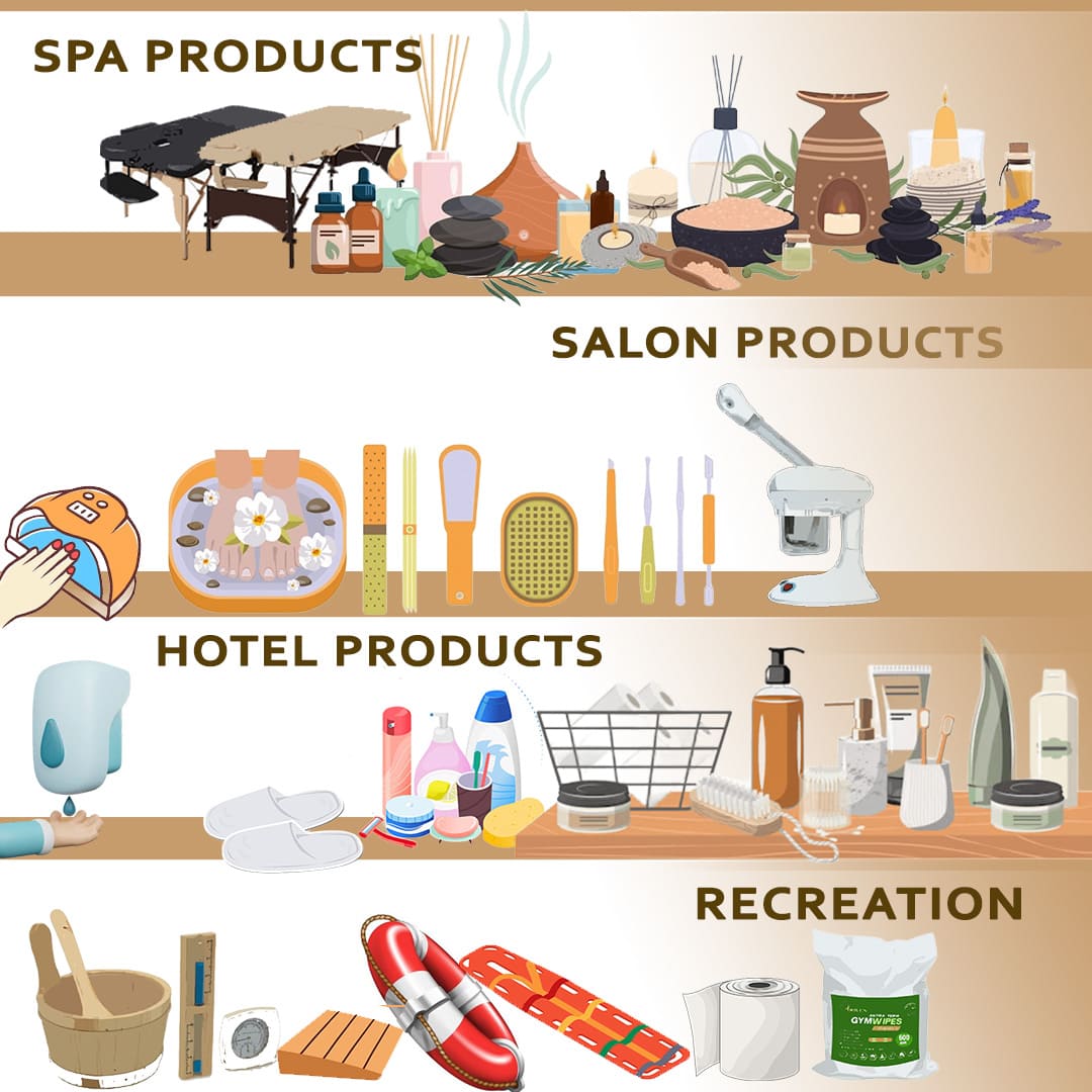 Trusted spa, salon, hotel, gym, sauna & pool products supplier in Umm Al Quwain UAE