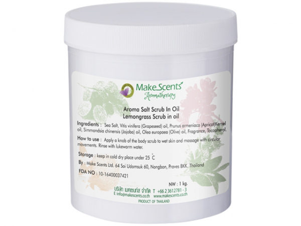 Himalayan Salt Scrub in Lemongrass Oil for Spa and Salon Use – Doyen Wellness UAE, GCC, Africa, and Europe