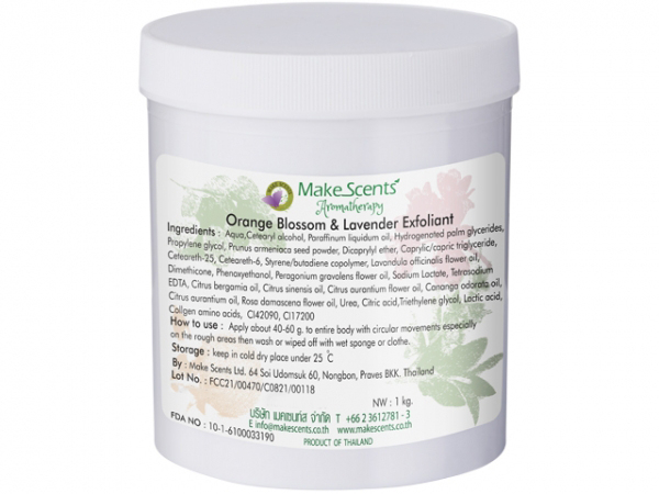 Orange Blossom and Lavender Exfoliant Scrub for Spa and Salon Use – Doyen Wellness UAE, GCC, Africa, and Europe