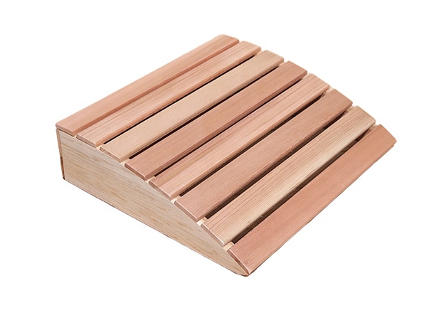 Wooden Sauna Pillow – Ergonomic Cedar Wood | Doyen Wellness