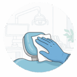 Doyen Antibacterial Gym Wipes used in hospitals, clinics, and medical centers for disinfecting surfaces and equipment across UAE, GCC, Europe, and Africa