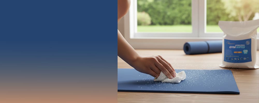 Doyen Economy Gym Wipes for affordable, antibacterial, and alcohol-free cleaning in gyms, fitness centers, and wellness studios across UAE, GCC, Europe, and Africa